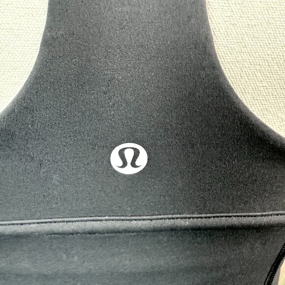 Lululemon Black Wunder Train Long Line Athletic Bra - Picture 3 of 4